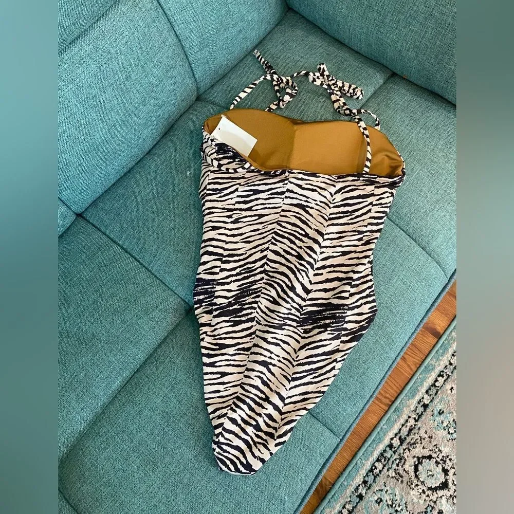 WET Swimwear | Seychelles-Grecia One Piece Swimsuit in Zebra | Swimsuit | NWT